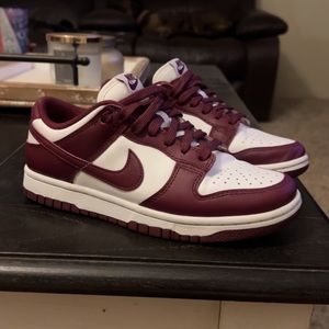Women’s Nike Dunk Low in Dark Beetroot